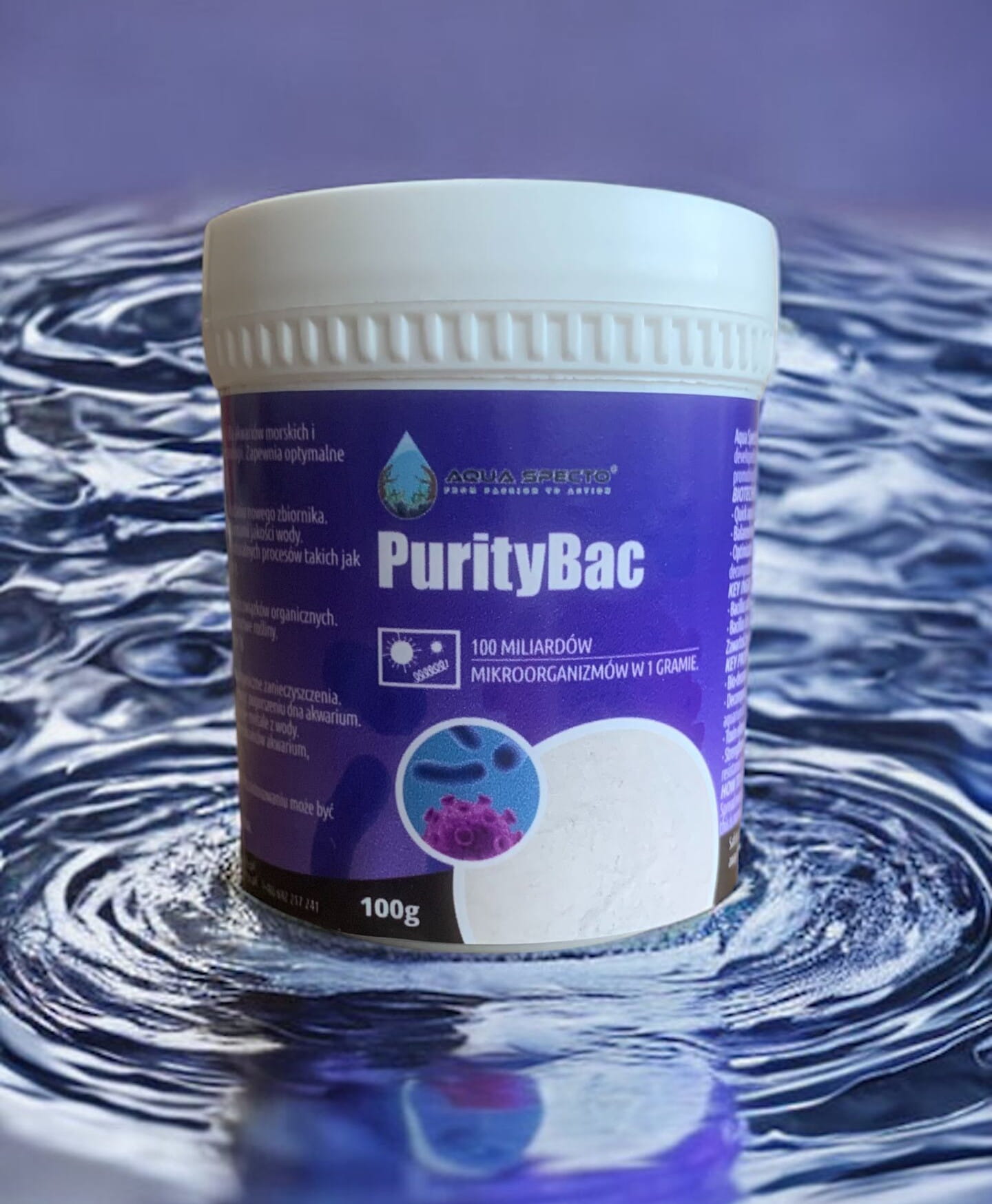 Aqua Specto PurityBac 50g - Bakterie Biostarter do Akwarium.jpg